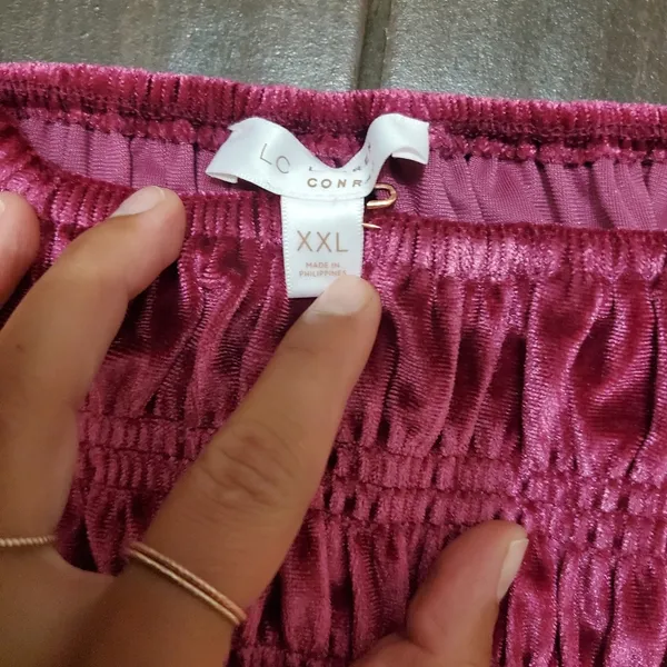 Lauren Conrad velvet burgundy dress new size XXL fits like reg XL imo lo… - Image 3