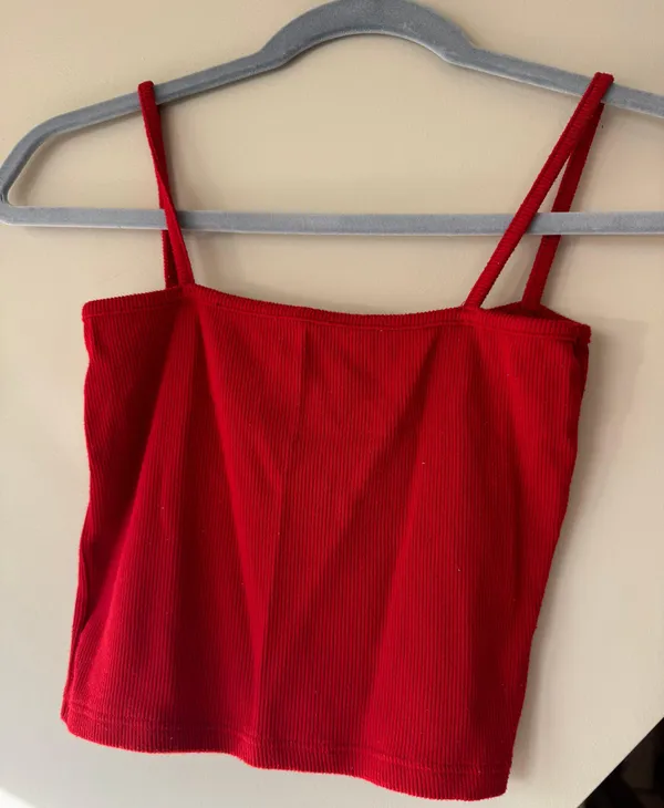 Brandy Melville Red Crop Top - Image 3