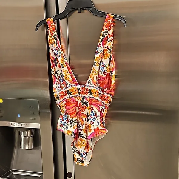 💕FARM RIO💕 Spring Bananas One Piece Swimsuit ~ Spring Bananas Print XS NWT - Image 13