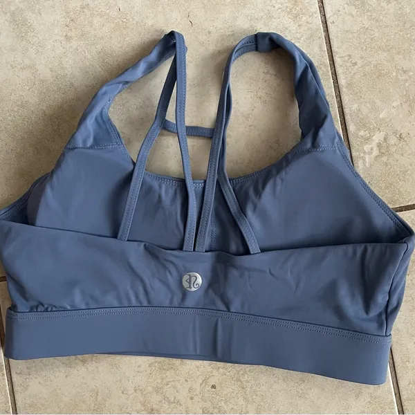 Running Girl Sports Bra, Crisscross Back Light Support Yoga Bra - Image 2
