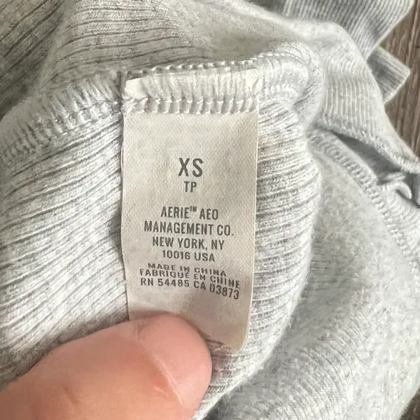 Aerie Ribbed High Rise Waisted Flare Pants - Image 3