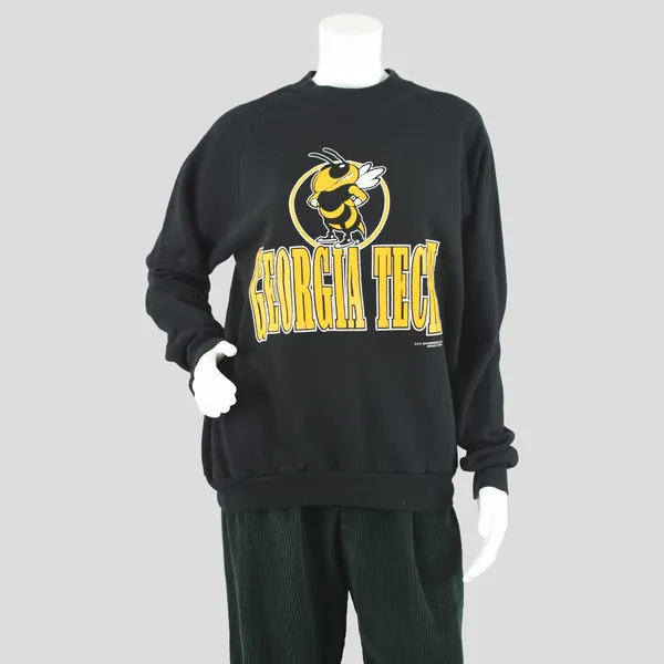 Vintage Georgia Tech Yellow Jackets Sweatshirt, Size Small - Medium - Image 11