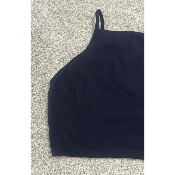 Buff Bunny Collection Ivy Crop Top Black Strappy Back Athletic Tank Size M - Image 4