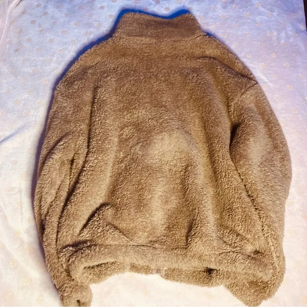 SheIn Brown Teddy Jacket - Image 2