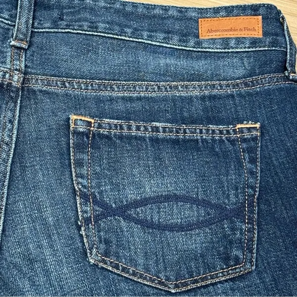 Abercrombie and Fitch Blue Jean Cutoff Shorts Women’s 27 - Image 2