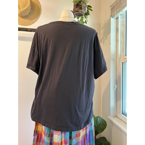 Hennes & Mauritz Nirvana Gray Worn in Oversized Cotton Short Sleeve Graphic Tee Shirt Size XXL - Image 3