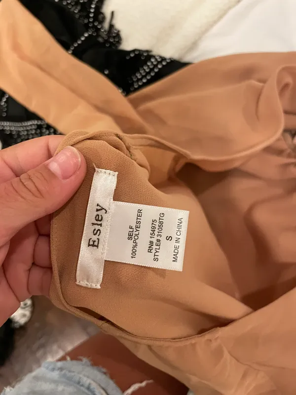 Esley Top brown long sleeve - Image 3