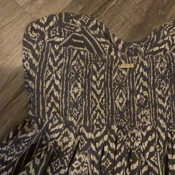 Billabong Aztec Dress - Gray & Light Gray - Image 4