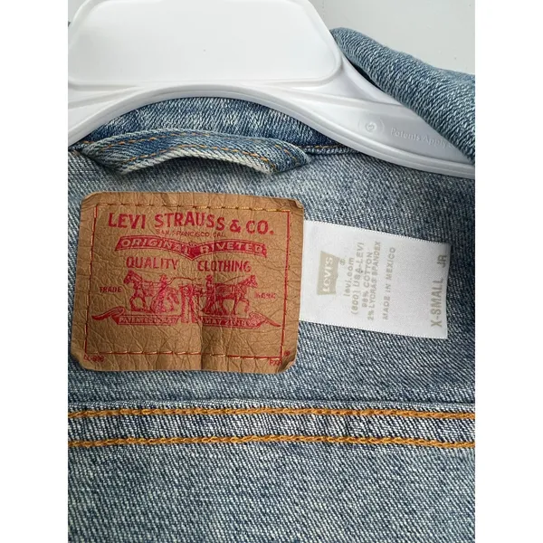 Girls Juniors Levi's Denim Jacket Size XS - Image 5