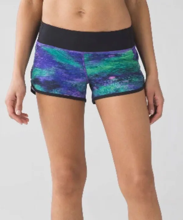 Lululemon Speed Shorts Rio Women’s Up 2.5" Nights Multi - Image 3