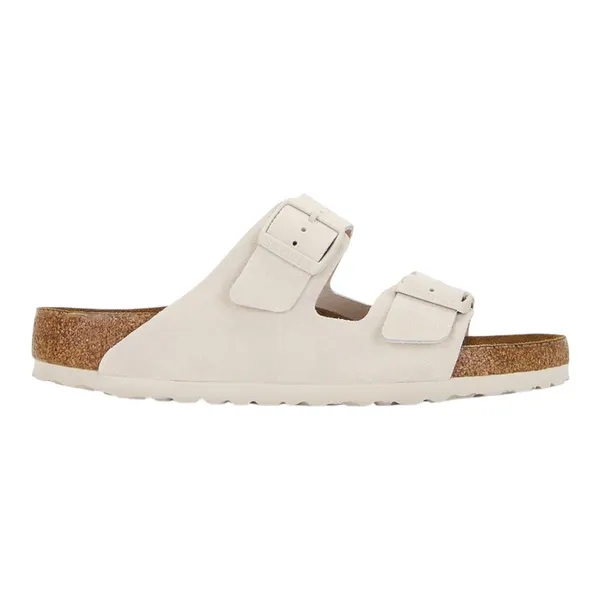 BIRKENSTOCK ARIZONA BS SOFT FOOTBED Modern SUEDE ANTIQUE WHITE Size 10 Men's - Image 10