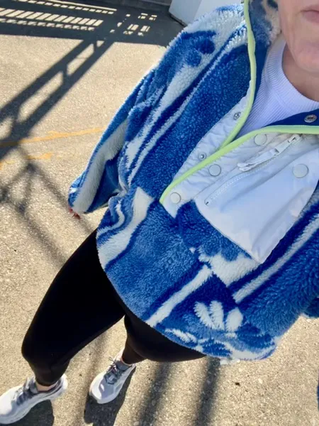 Free People Hit The Slopes Blue Jacket - Image 2