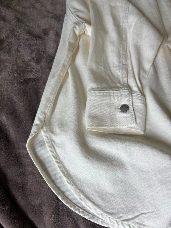 Parke x Target Cream Workwear Denim Shacket - Image 7