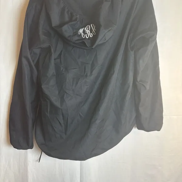 Marley Lilly Waterproof Black Pullover Monogram MAR White Font Size Small - Image 14