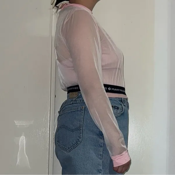 Sheer Pink Long - Image 2