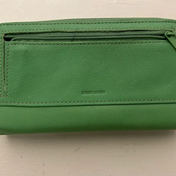 Dockers Bright Green Snap-Closure Continental Wallet LEATHER - Image 6