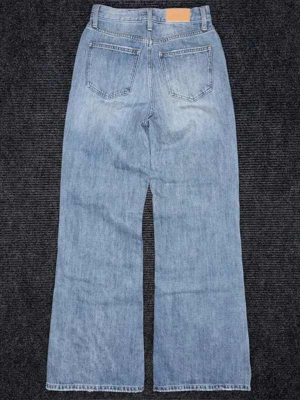 PISTOLA Ruby High Rise Palazzo Wide Leg Jeans Othello Light Wash Size 24 Seamed - Image 2