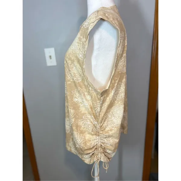 Anthropologie Pilcro Lotus Tank‎ top ruched size XL BIN P - Image 2