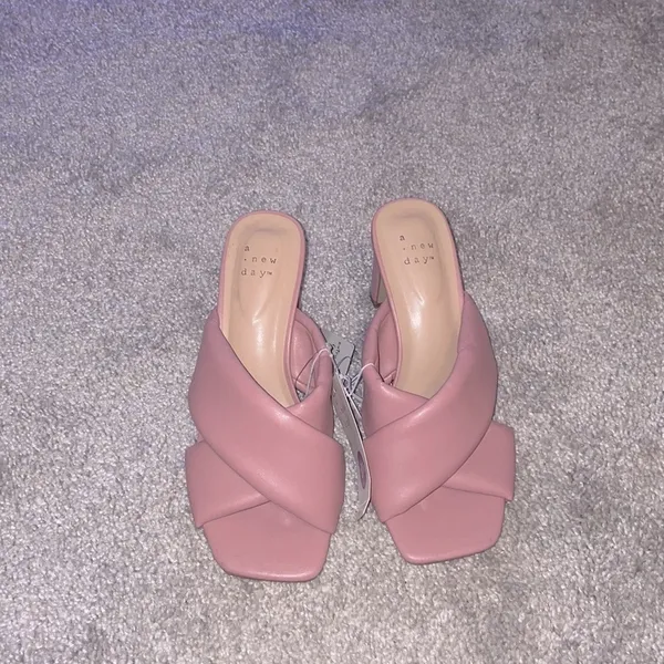 A new day pink padded block heels size 6 new - Image 5