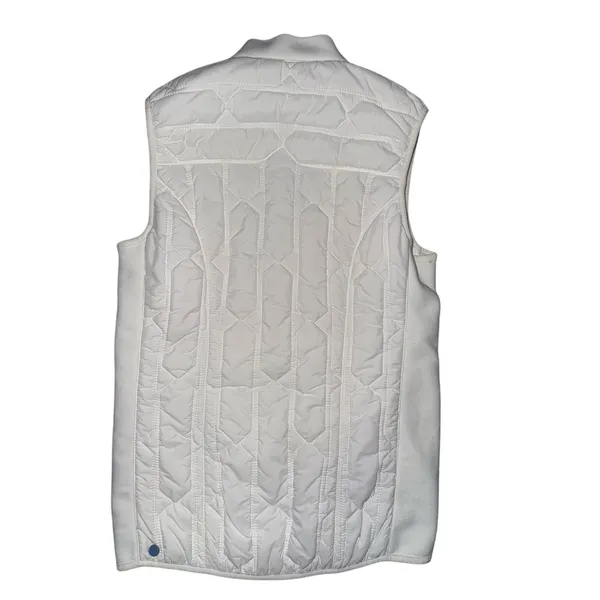Hunter Boots Vest Womens small Full Zip Puffer White Outdoor Hiking Pockets euc - Image 5