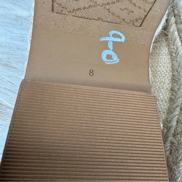 Zodiac Gizelle Chunky Platform Espadrille Mule Flats size 8 - Image 11