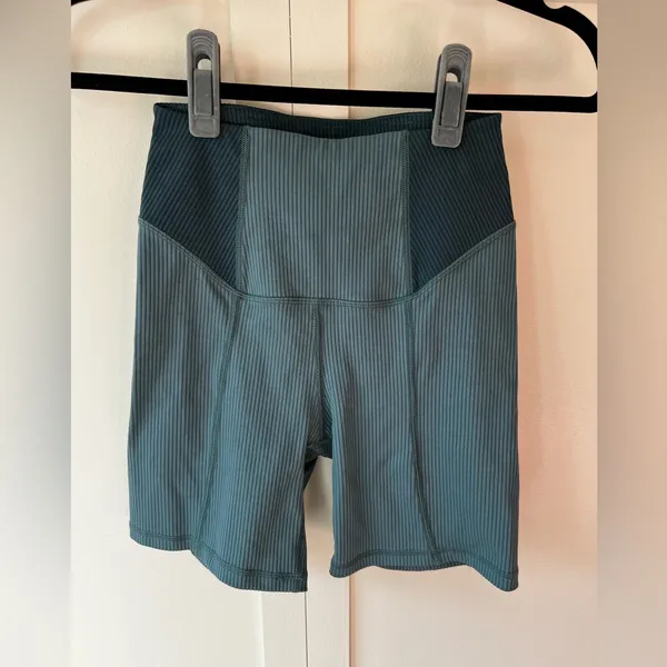 For Love And Lemons Revolve‎ Women’s Ribbed Dani Green Bike Shorts Size XS - Image 4
