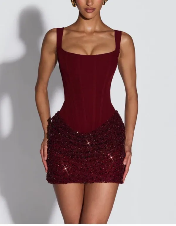 Babyboo Red Mini Dress - Image 2
