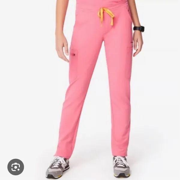 FIGS Neon Pink Scrubs - Image 2