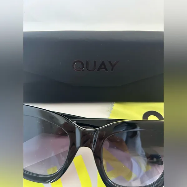 Quay Australia BY THE WAY SUNGLASSES - BLACK new - Image 5