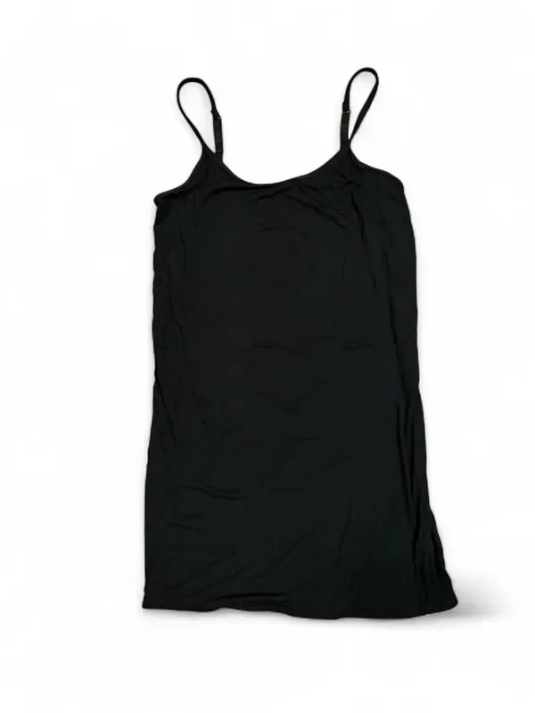 Classic Black Slip Dress - Image 2