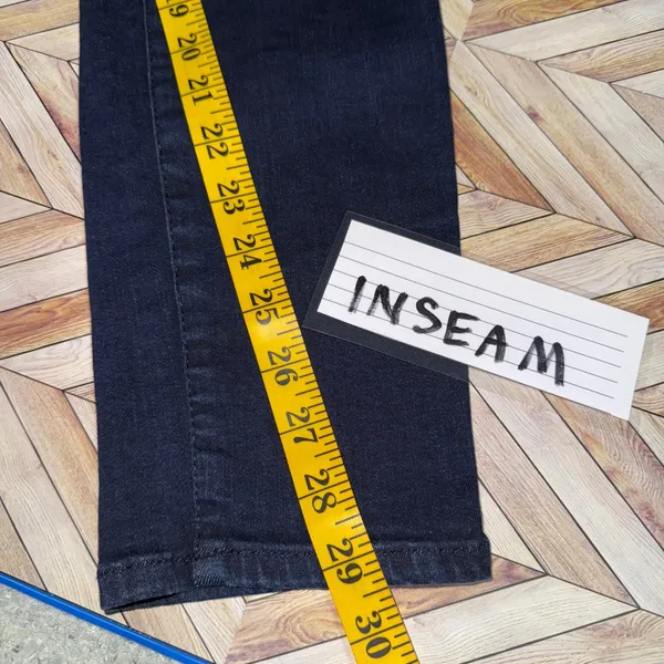 Good American Jeans Dark Wash Denim 15 Curvy‎ Fit Skinny Leg Scandi Girl Stretch - Image 7