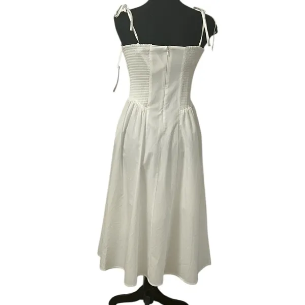 O.P.L White Midi Dress(Size XS) - Image 3
