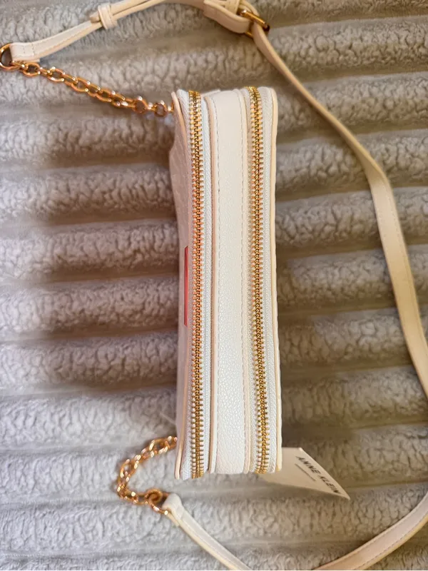 Anne Klein White Crossbody Wallet Purse NWT - Image 2