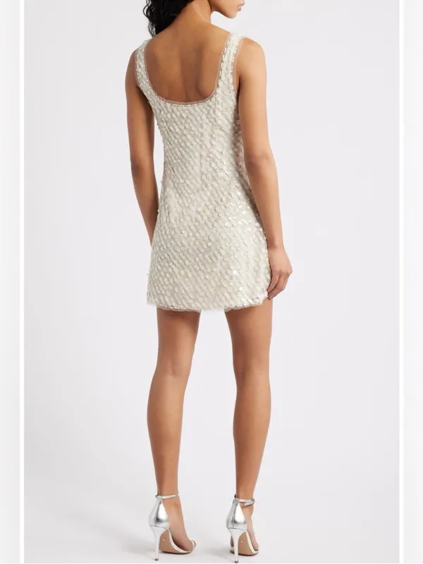 LoveShackFancy Ciris Shell Bead Mini Dress 0 - Image 7