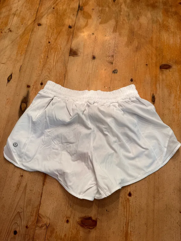 Lululemon White Hotty Hot Shorts - Image 2