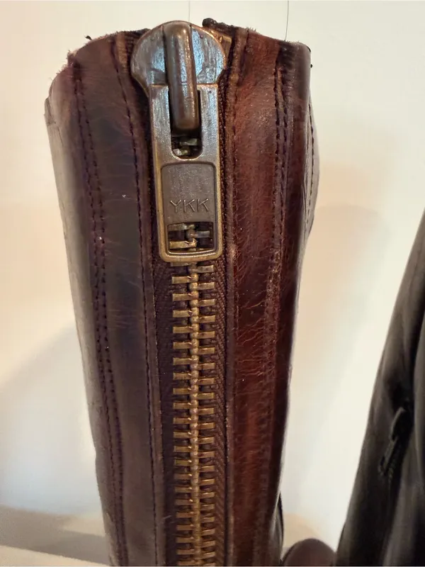 Freebird by Steven Wiley Rich Brown Leather Tall Boots Size 9 - Image 7
