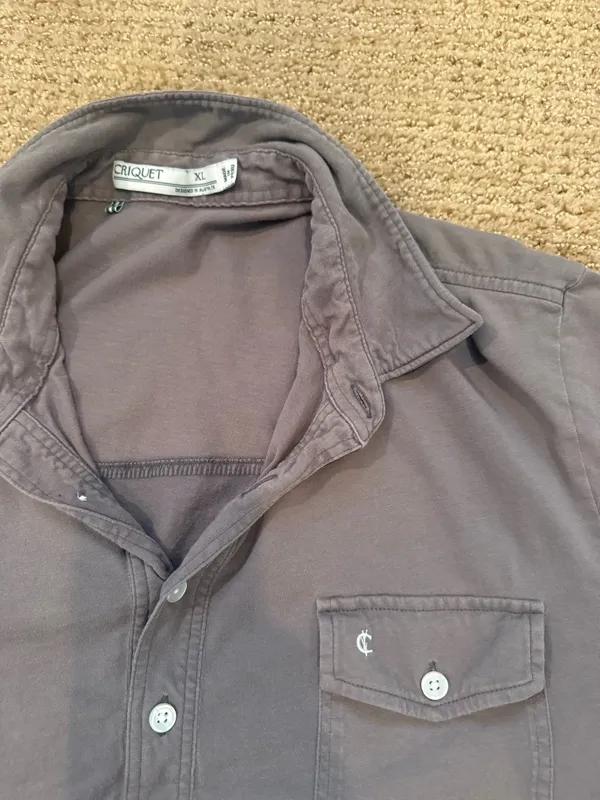 Criquet polo Gray Size XL - Image 2
