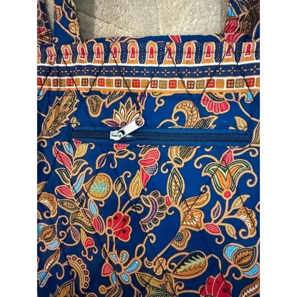 Singapore Batik Women Shopping Tote Bag (Large) - Image 3