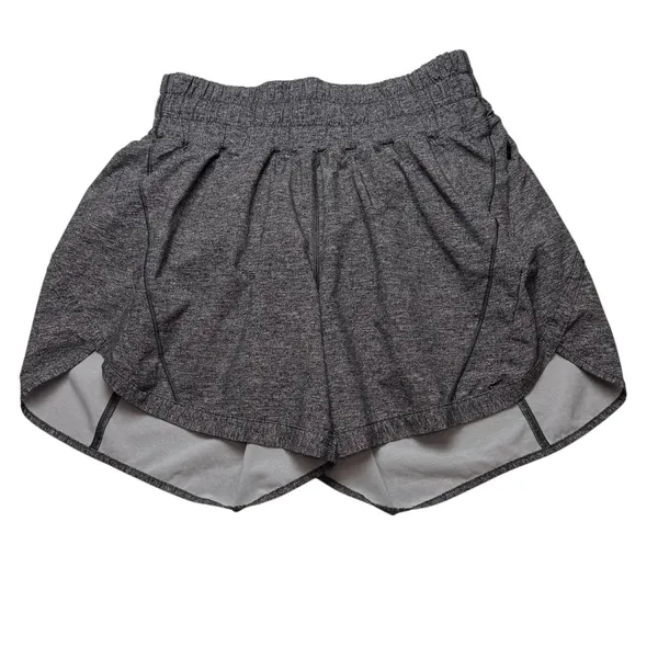 Lululemon Track That Short Mid Rise 5" Heather Lux Multi Black - Image 2
