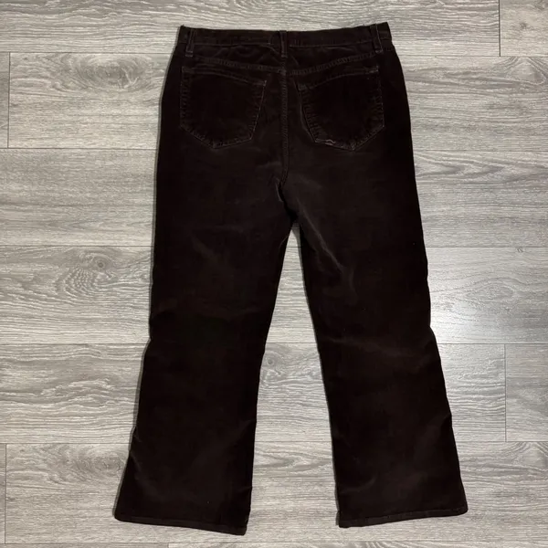 NYDJ 32x27 in Brown High Rise Corduroy Bootcut Pants 12P P600 Boho Made‎ in USA - Image 8
