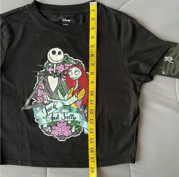 Disney New Juniors' Nightmare Before Christmas Halloween Graphic T-Shirt - Image 6