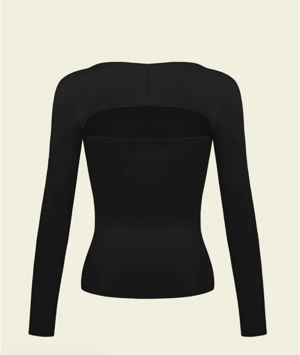 Long Sleeve Shrug Bolero and Tube Top - Image 4