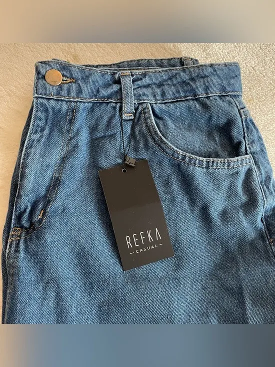 Refka Casual NWT Classic Navy Denim Jeans - Image 8