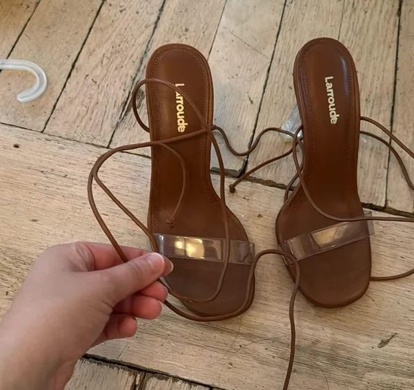 Larroude Gloria Heel Brown Size 5.5 - Image 7