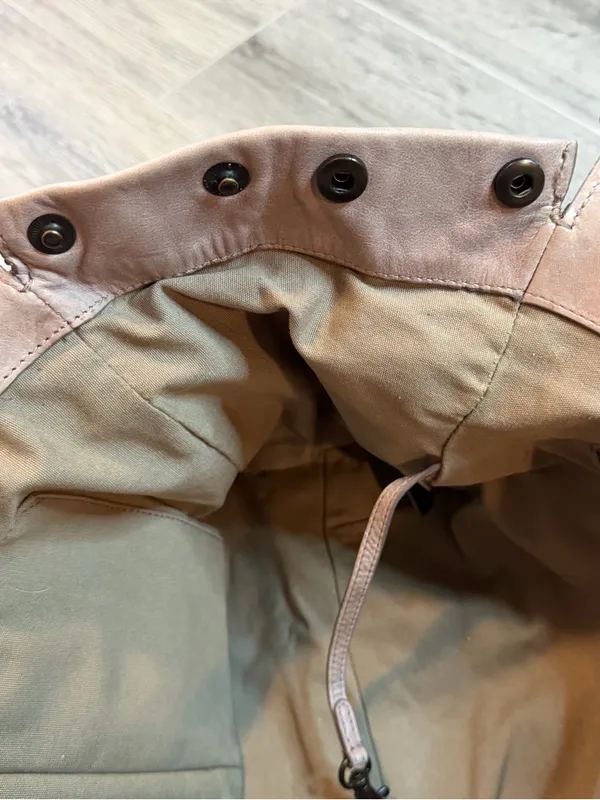Frye Melissa Tote Shoulder Bag Distressed Tan Leather Boho Gypsy Hippy - Image 11