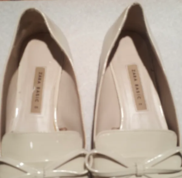 ZARA Loafers…Size: 38/8…Color: Cream/Beige - Image 4