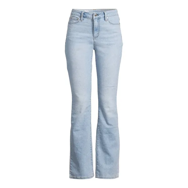 NOBO Jeans Womens Mid Rise Relaxed Bootcut Denim Jean Pants 32” Inseam, NWT - Image 3