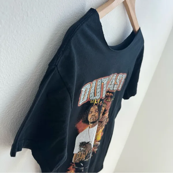 OutKast Off The Shoulder Tee Black Size M - Image 4