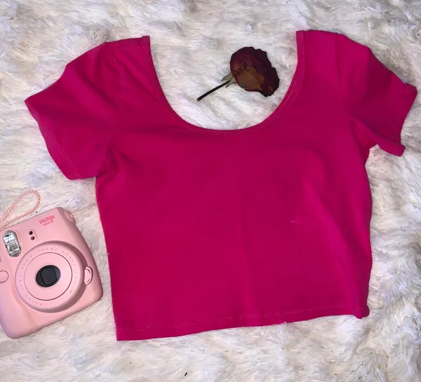 Pink Crop Top Size M - Image 2