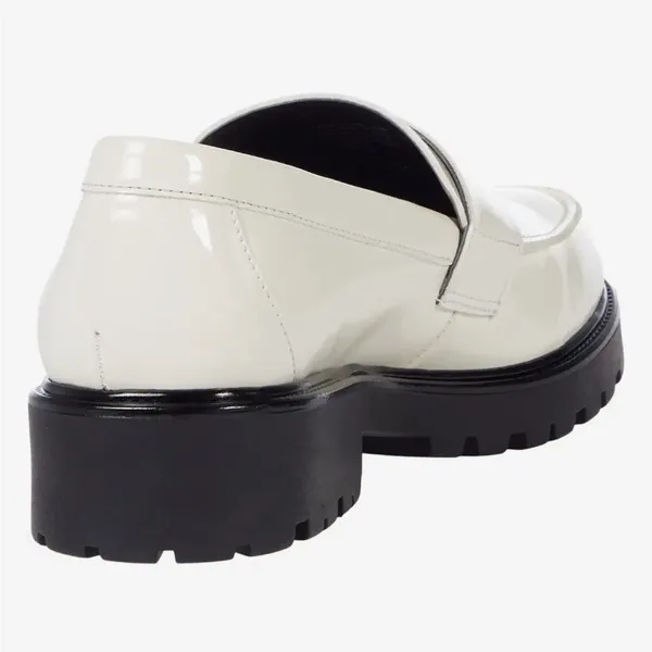 Steve Madden Lotto Lug Sole White Loafers - Image 4